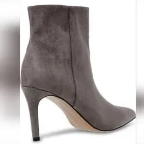 NEW $160 Steve Madden Lizziey Grey Stiletto Pointed toe ankle boot women size 9 - Picture 3 of 8
